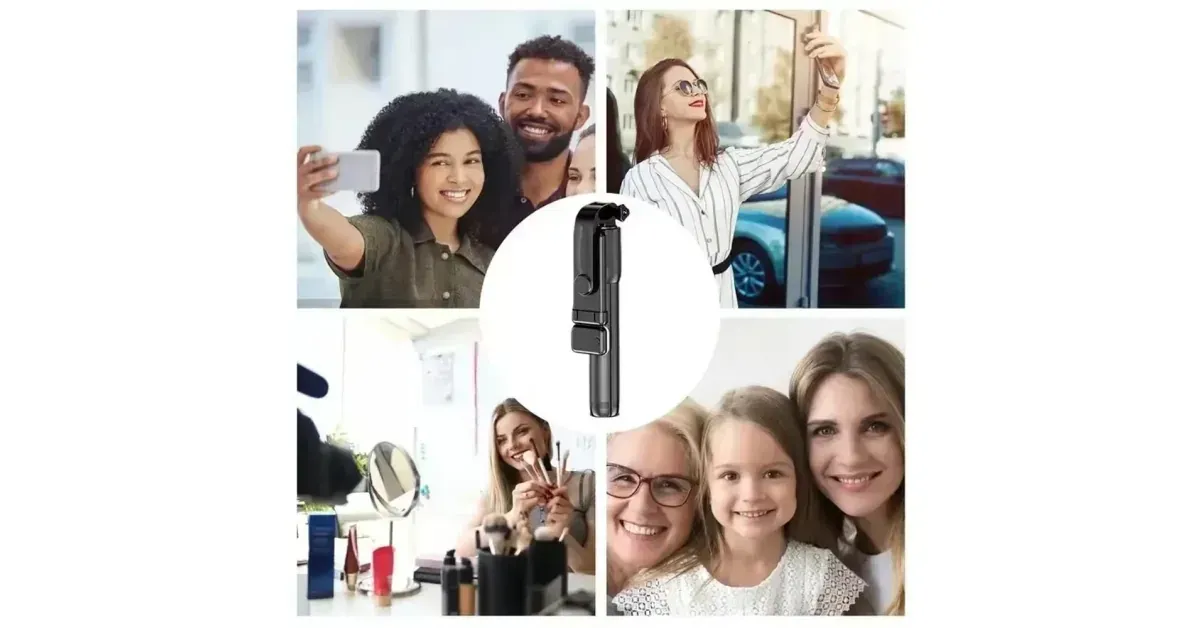 חצובת סלפי מוארת R1