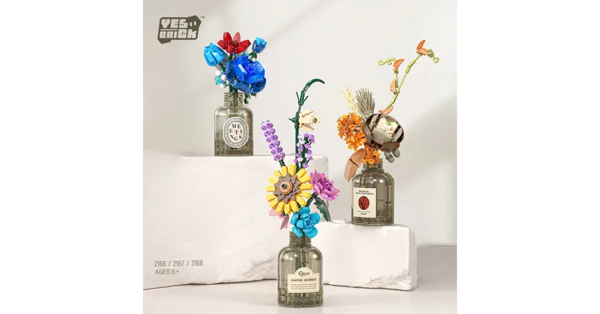 לגו פרחי נוי דגם 2166-2168