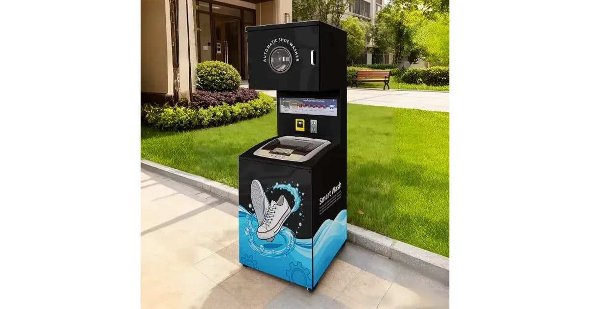 מכונת ניקוי נעליים חכמה