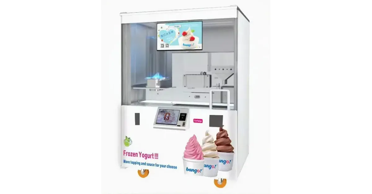 מכונת סופט-סרב אוטומטית לעסק