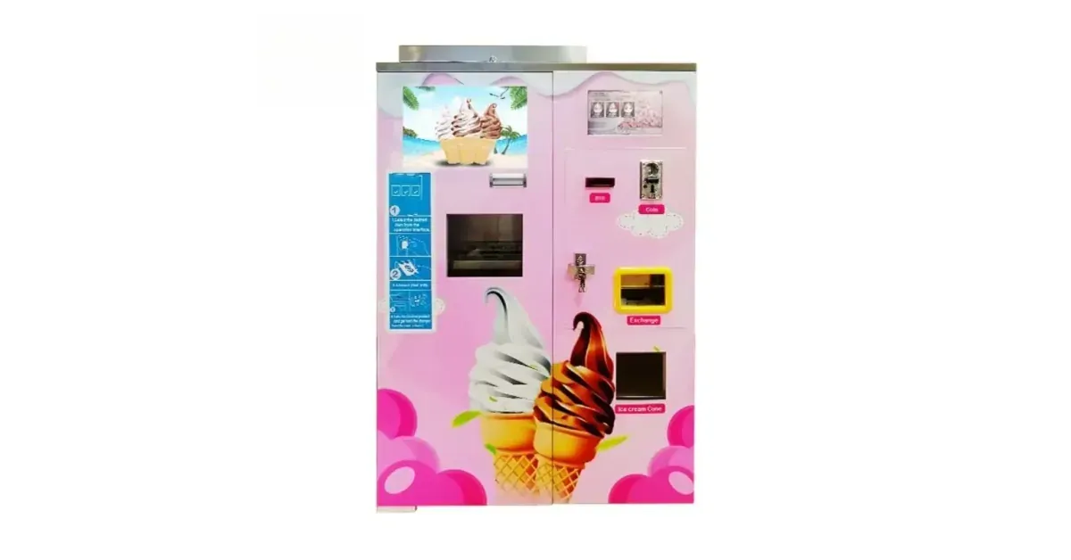 מכונת סופט-סרב אוטומטית לעסק