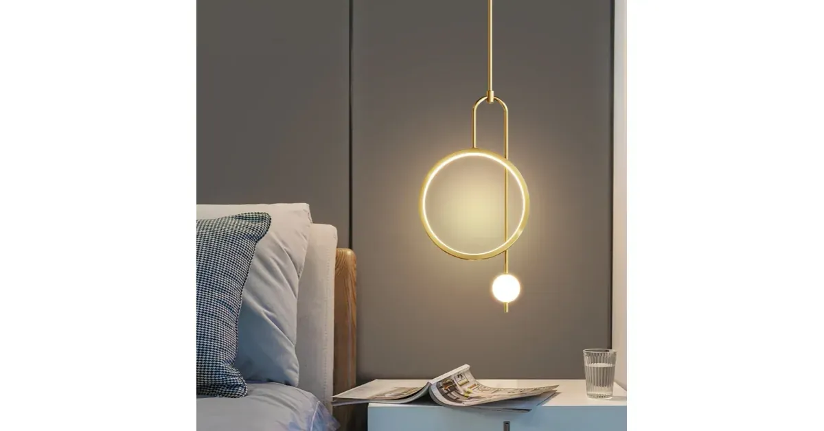 מנורת טבעת תלויה LED