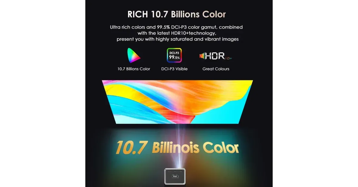 מקרן גוגל TV נייד EUG 4K