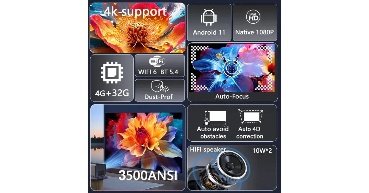 מקרן חכם Huaweishi J10