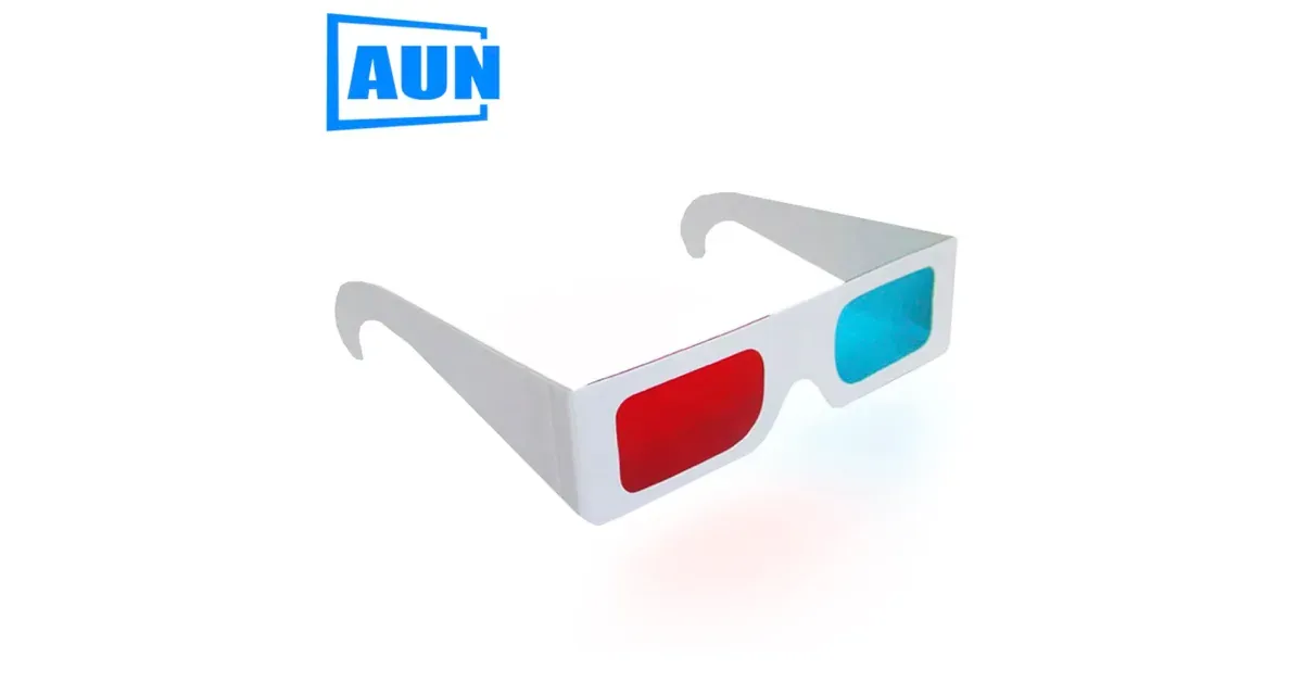משקפי תלת-ממד AUN אדום-כחול