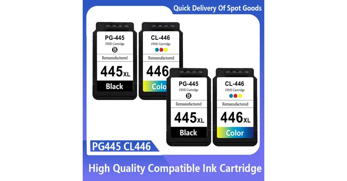 סט דיו תואם לקנון PG-445/CL-446
