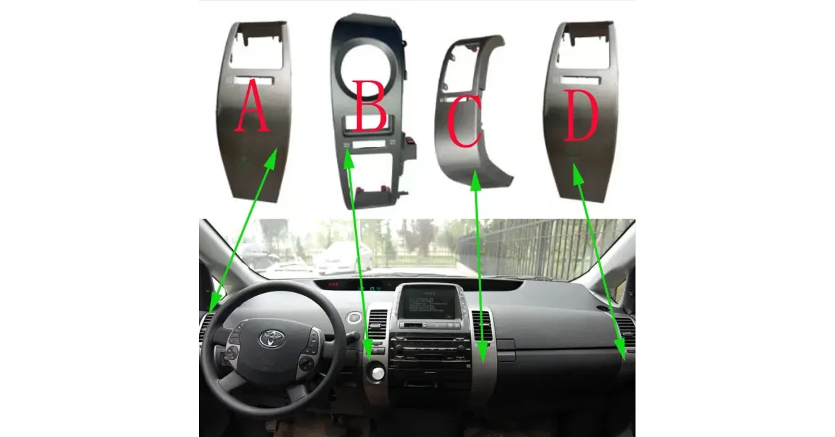 סט מסגרת פתחי מיזוג לפריוס 2004-2009