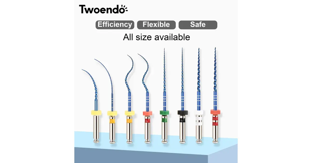 סט פיילים אנדודנטיים Twoendo G3 Blue