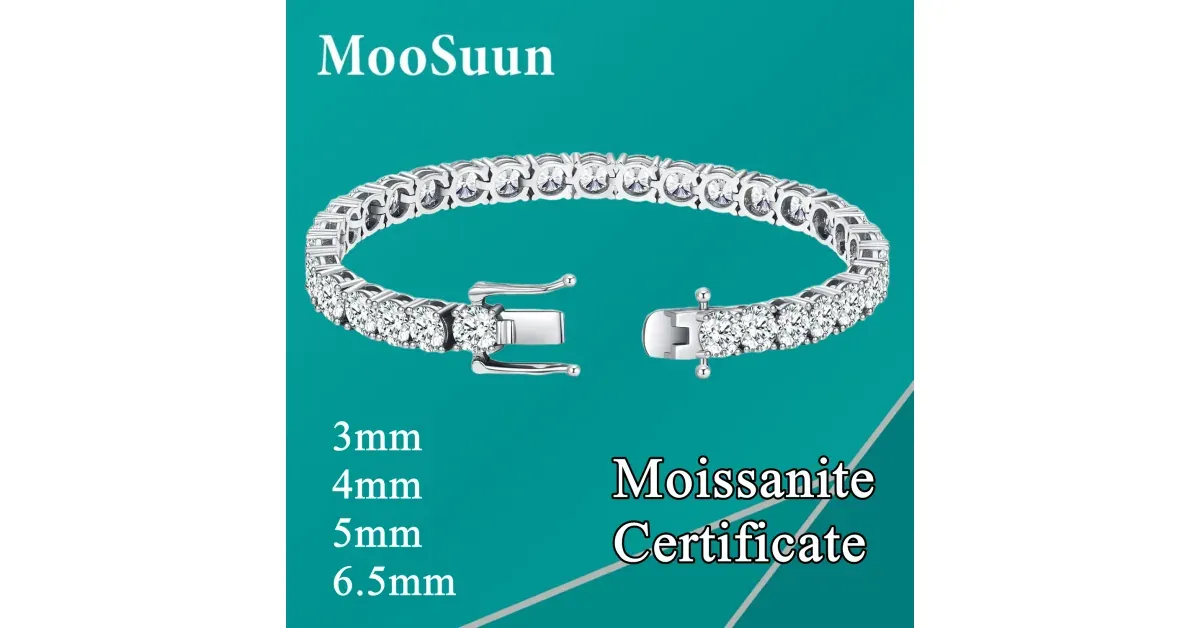 צמיד טניס מויסנייט MooSuun