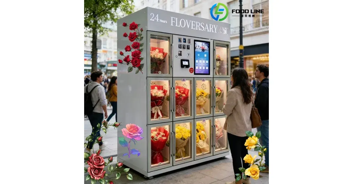 קיוסק פרחים חכם 24/7