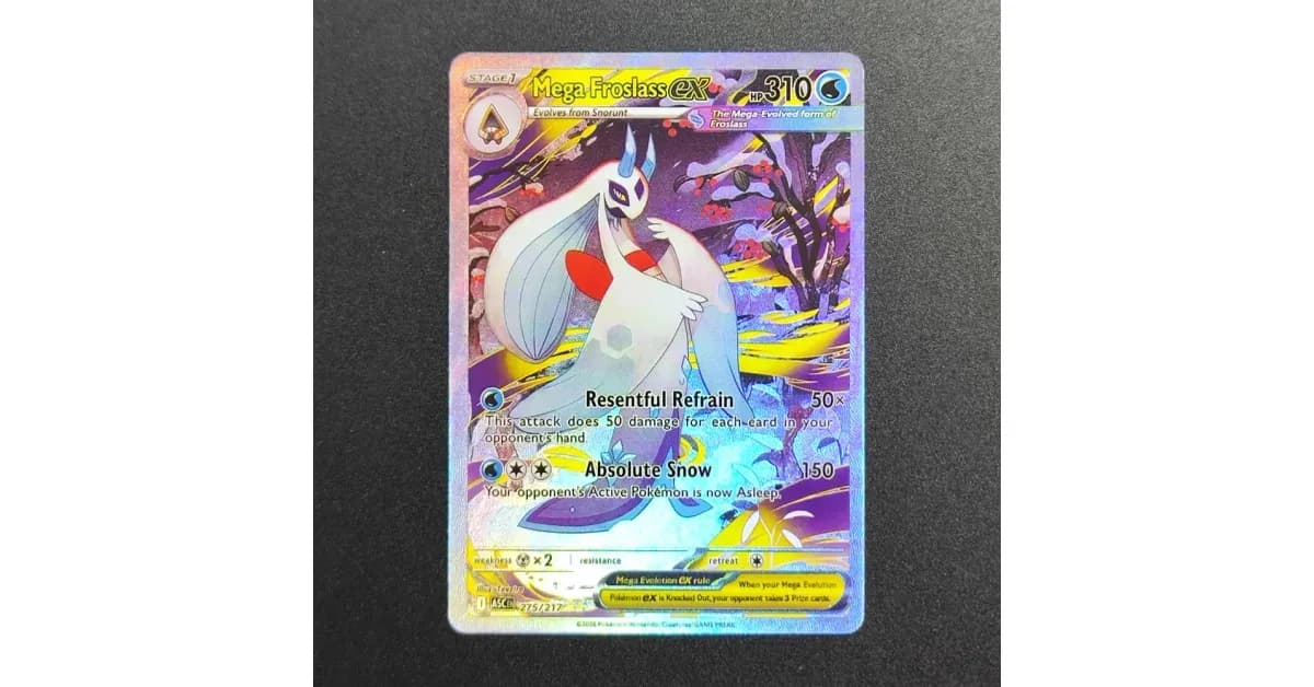 קלף פוקימון Froslass EX 275-217 SAR