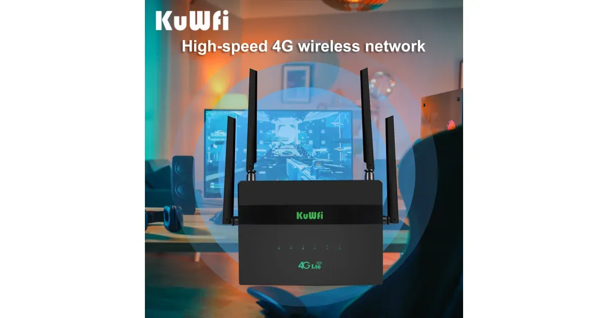 ראוטר KuWFi 4G דו-פס