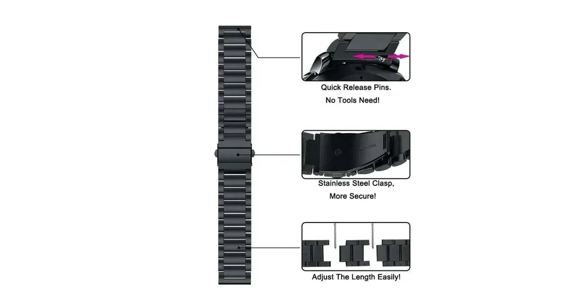 רצועת מתכת ל-NORTH EDGE Cross Fit 3