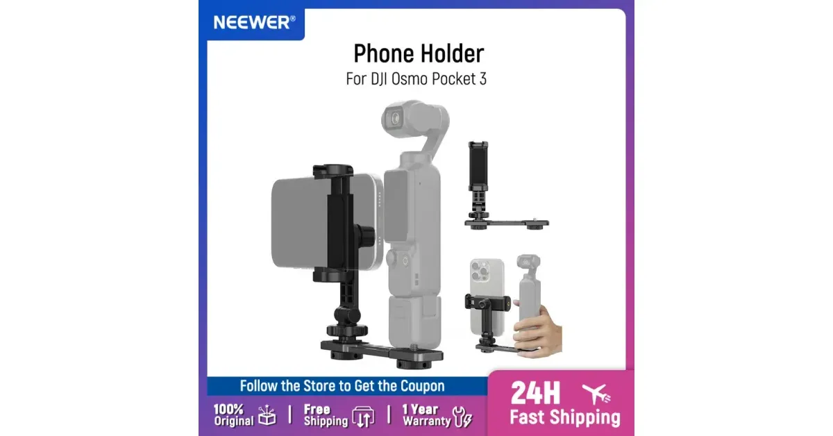 תושבת טלפון ל-Osmo Pocket 3
