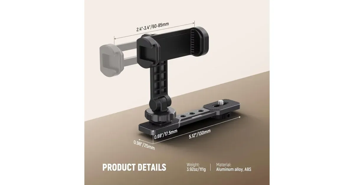 תושבת טלפון ל-Osmo Pocket 3