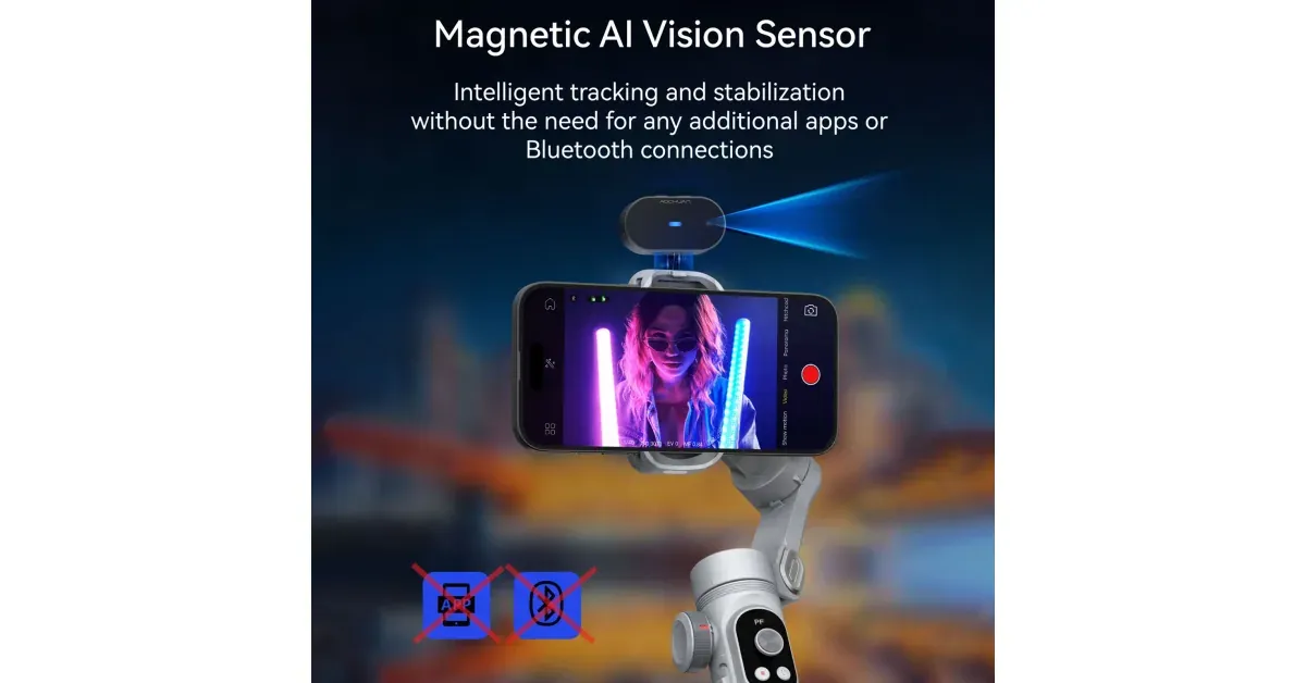 AOCHUAN Smart X Pro טרקר-גימבל לטלפון