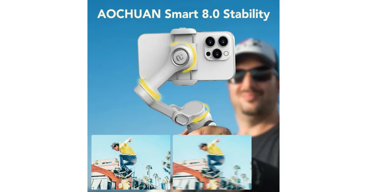 AOCHUAN Smart X2 גימבל לסמארטפון