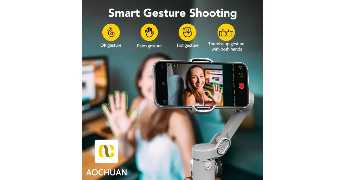 AOCHUAN Smart X2 גימבל לסמארטפון