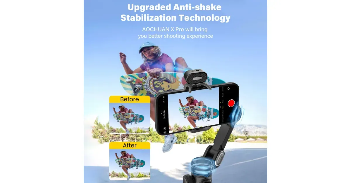 AOCHUAN Smart XPro Ai גימבל 3 צירים
