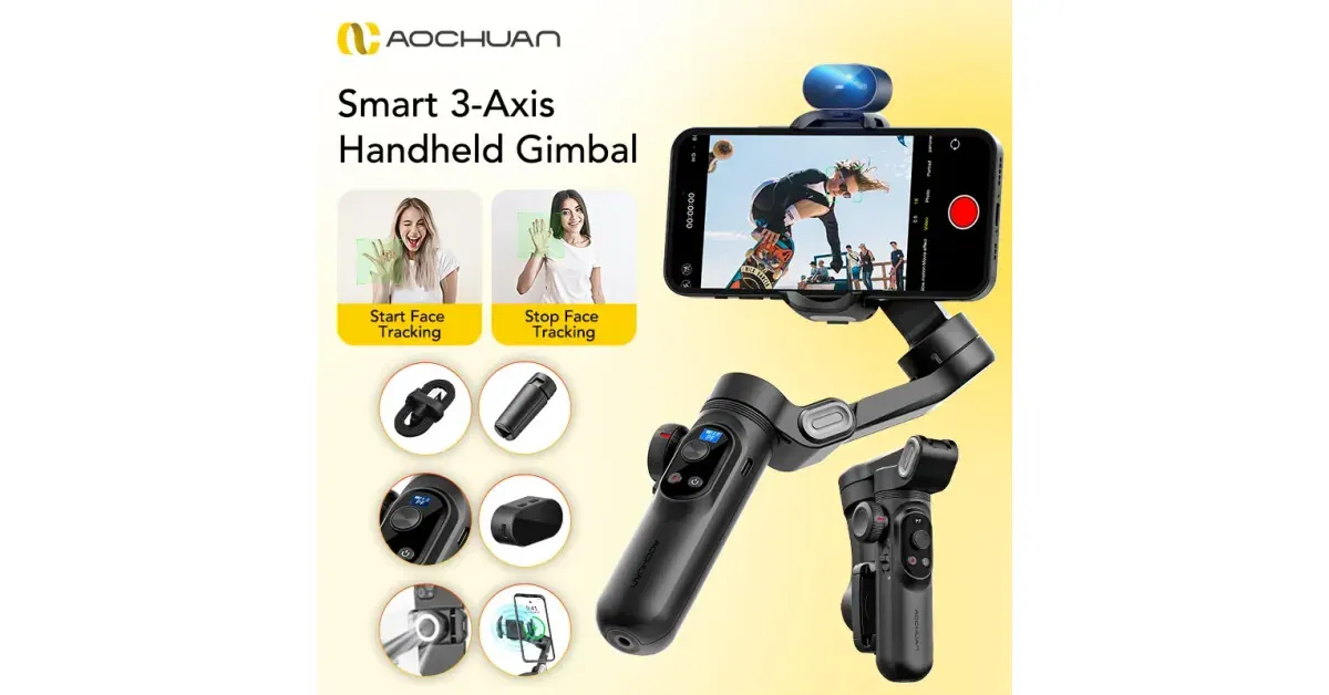 AOCHUAN Smart XPro Ai גימבל 3 צירים