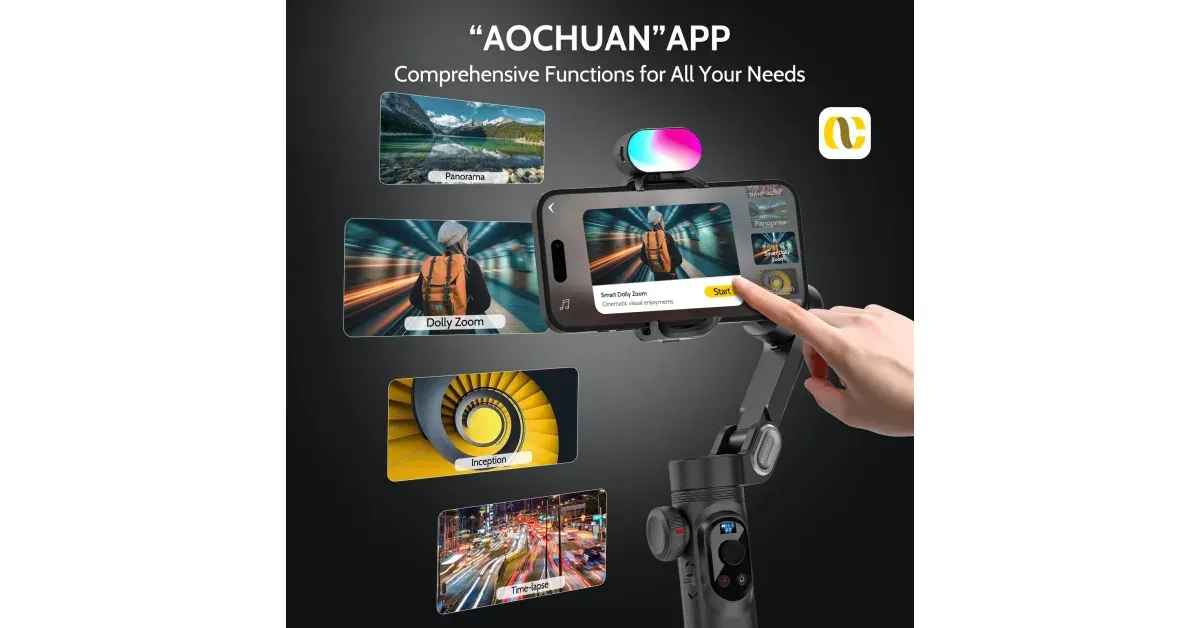 AOCHUAN Smart Xpro גימבל לטלפון