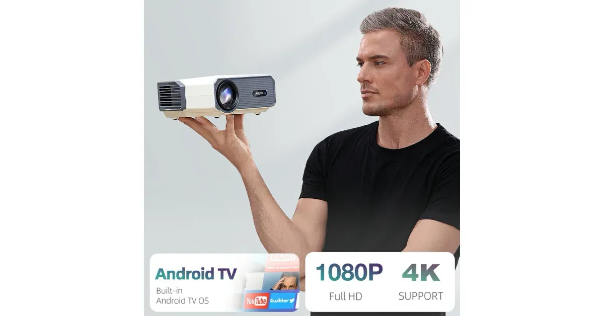 AUN A004 Pro מקרן חכם מיני