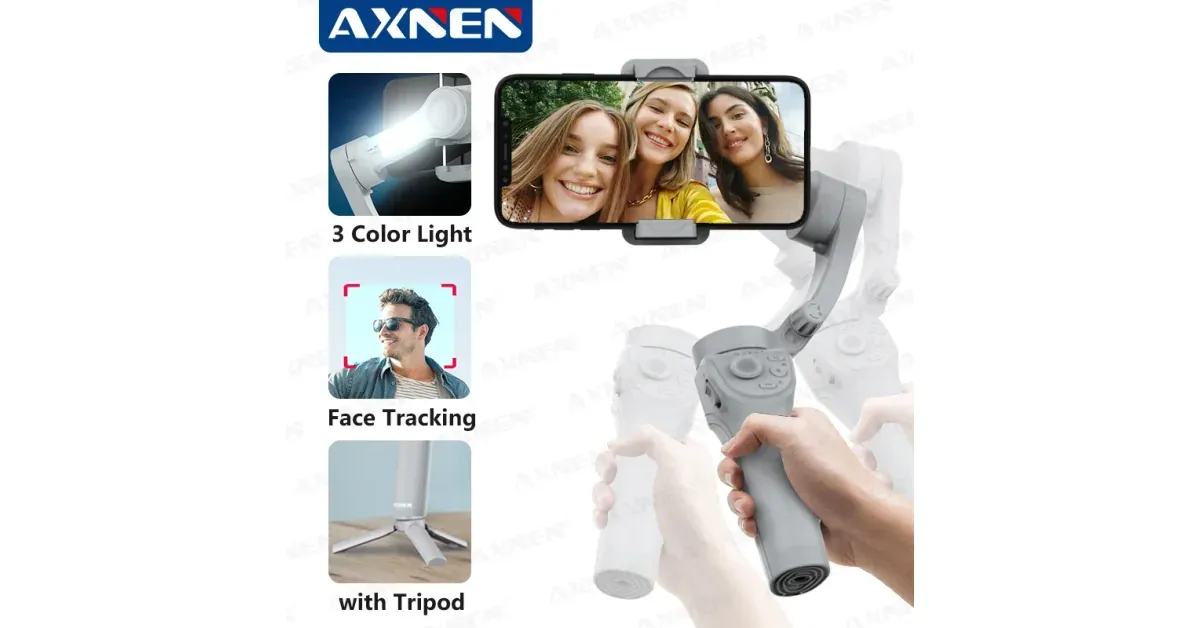 AXNEN HQ6 גימבל 3 צירים לטלפון