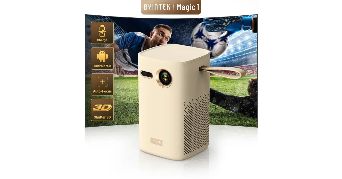 BYINTEK Magic 1 - מקרן נייד חכם