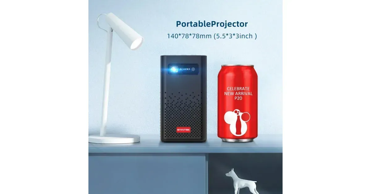 BYINTEK P20 מיני מקרן חכם