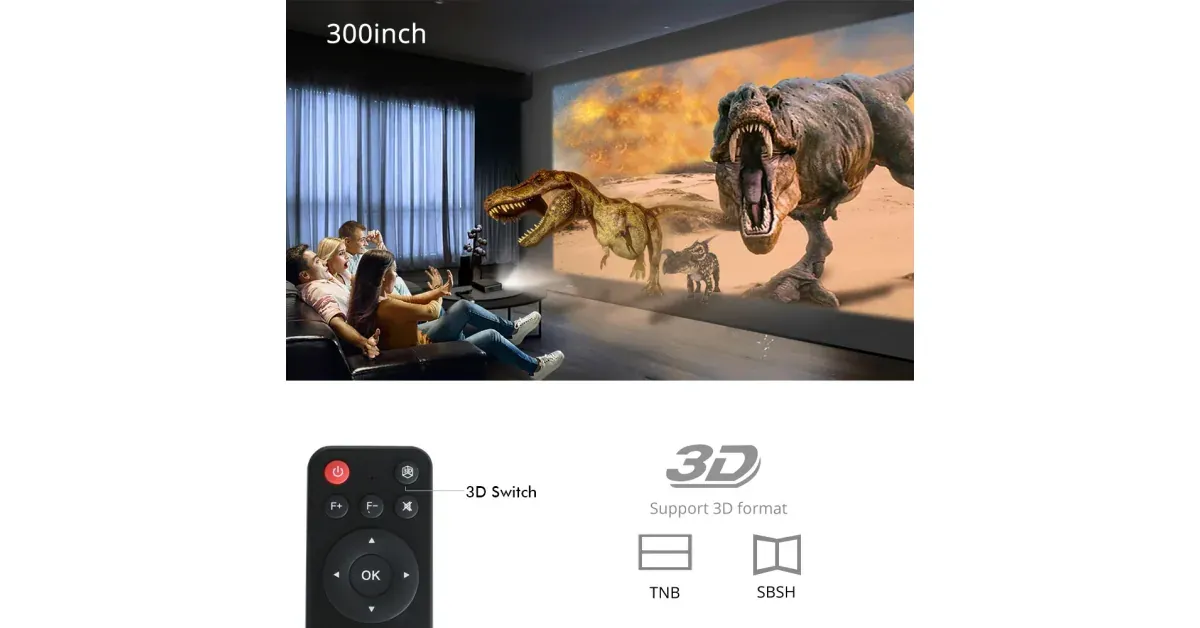 BYINTEK R15 מקרן חכם נייד