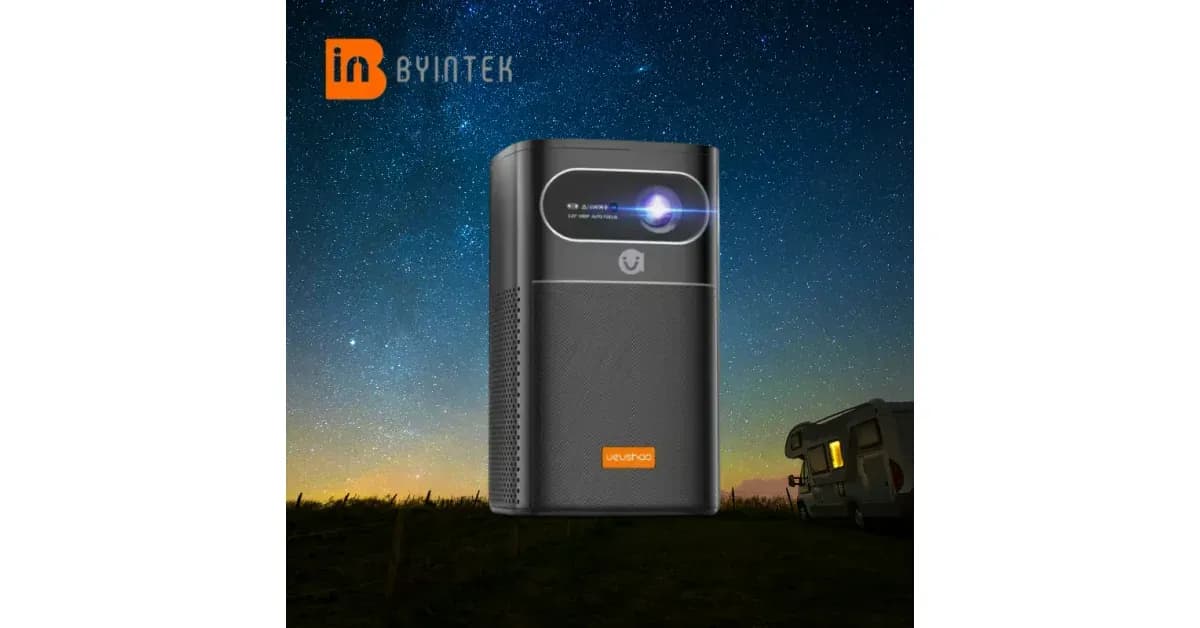 BYINTEK V30 - מקרן נייד חכם עם סוללה