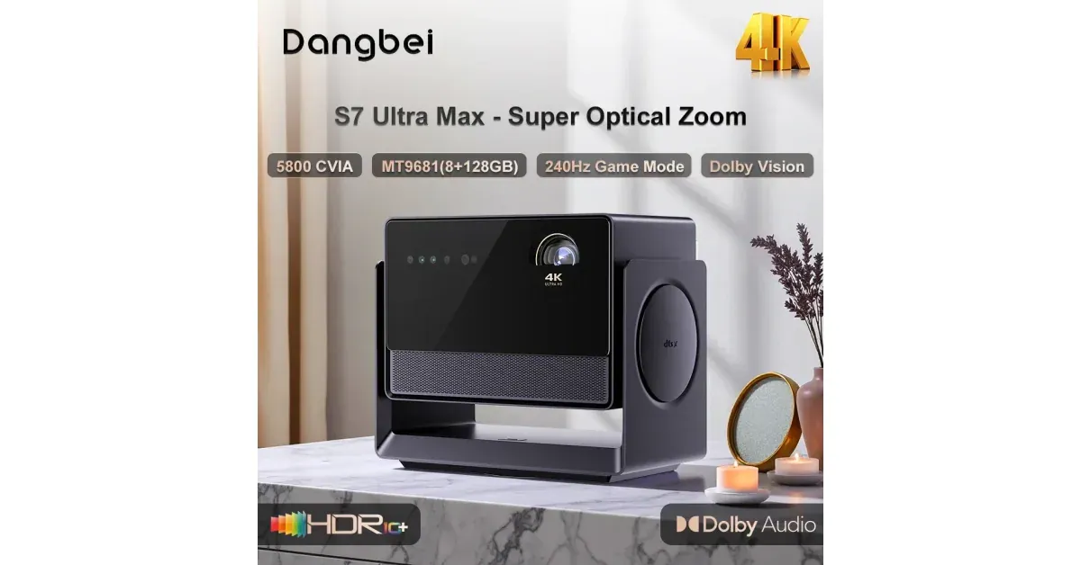 Dangbei S7 Ultra Max - מקרן לייזר 4K