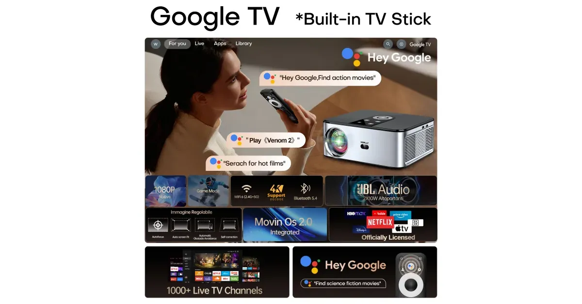 HORLAT 4K גוגל טיוי