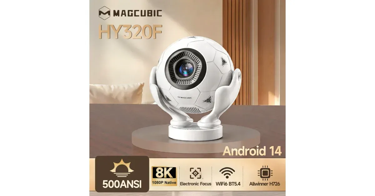 Magcubic HY320F - מקרן חכם 500Ansi