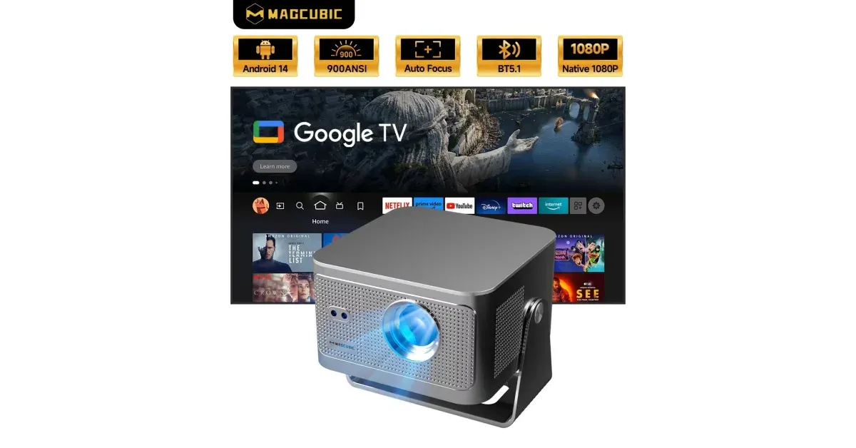 Magcubic HY350GT - מקרן גוגל TV חכם
