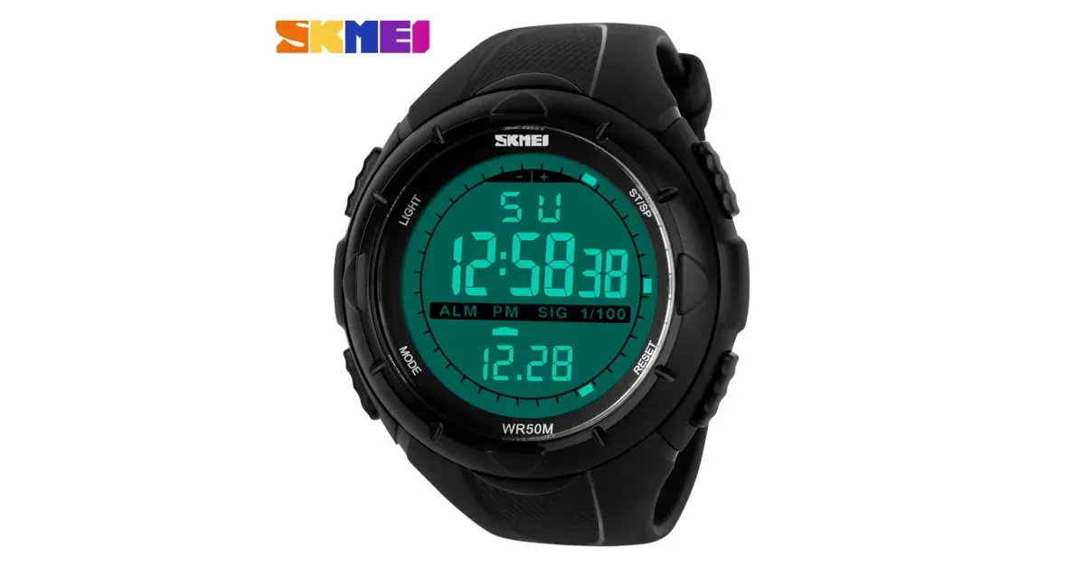 SKMEI ספורט דיגיטלי 50מ"מ