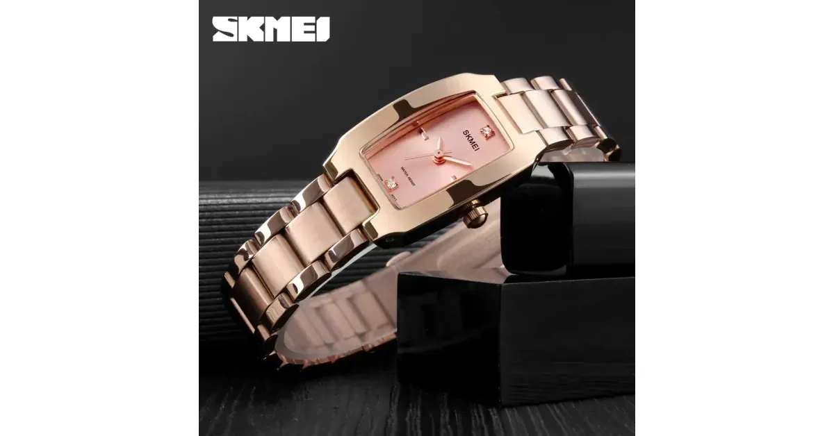 SKMEI 1400 סילבר ריינסטון