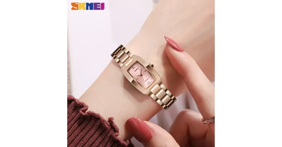 SKMEI 1400 סילבר ריינסטון