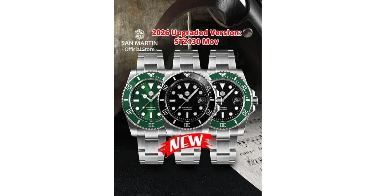 San Martin Ghost Diver 40mm