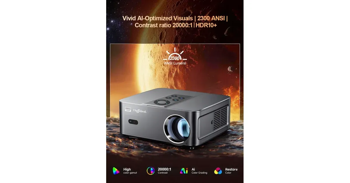 ThundeaL TD98 Mini - מקרן ביתי חכם