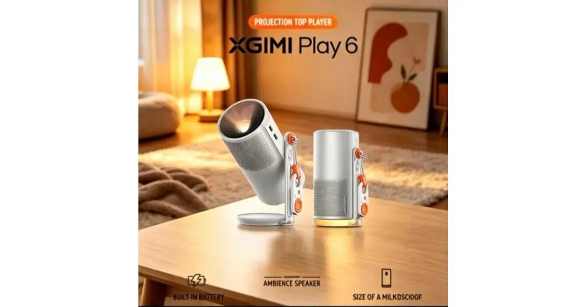 XGIMI Play 6 - מקרן נייד חכם