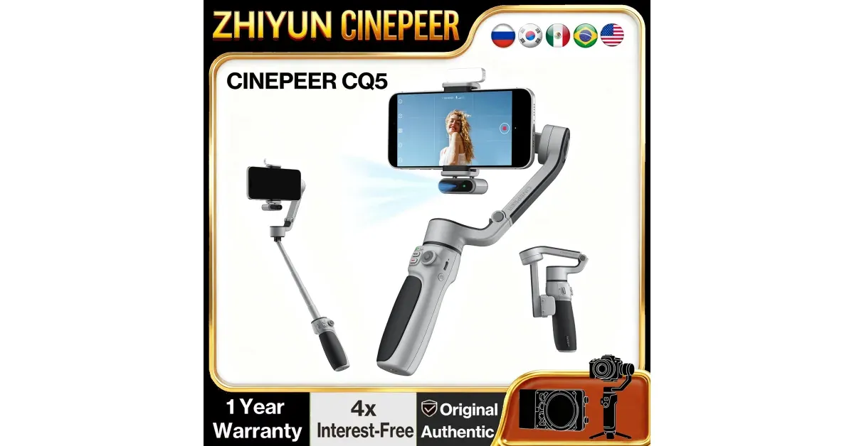 ZHIYUN CINEPEER CQ5 גימבל טלפון