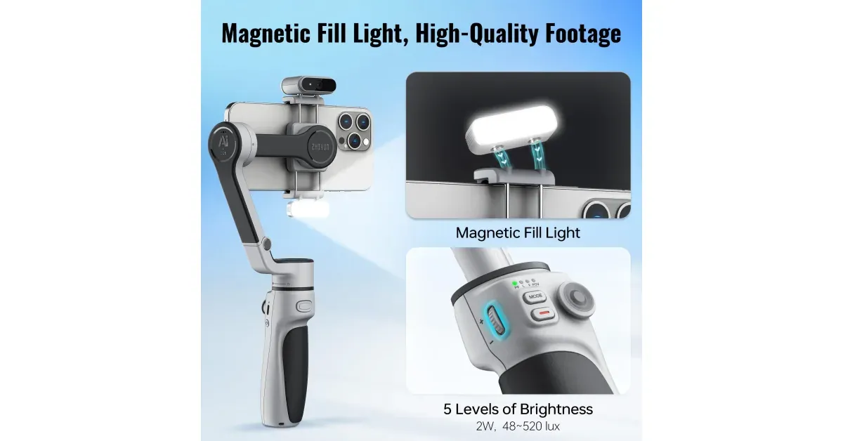 ZHIYUN CINEPEER CQ5 גימבל טלפון