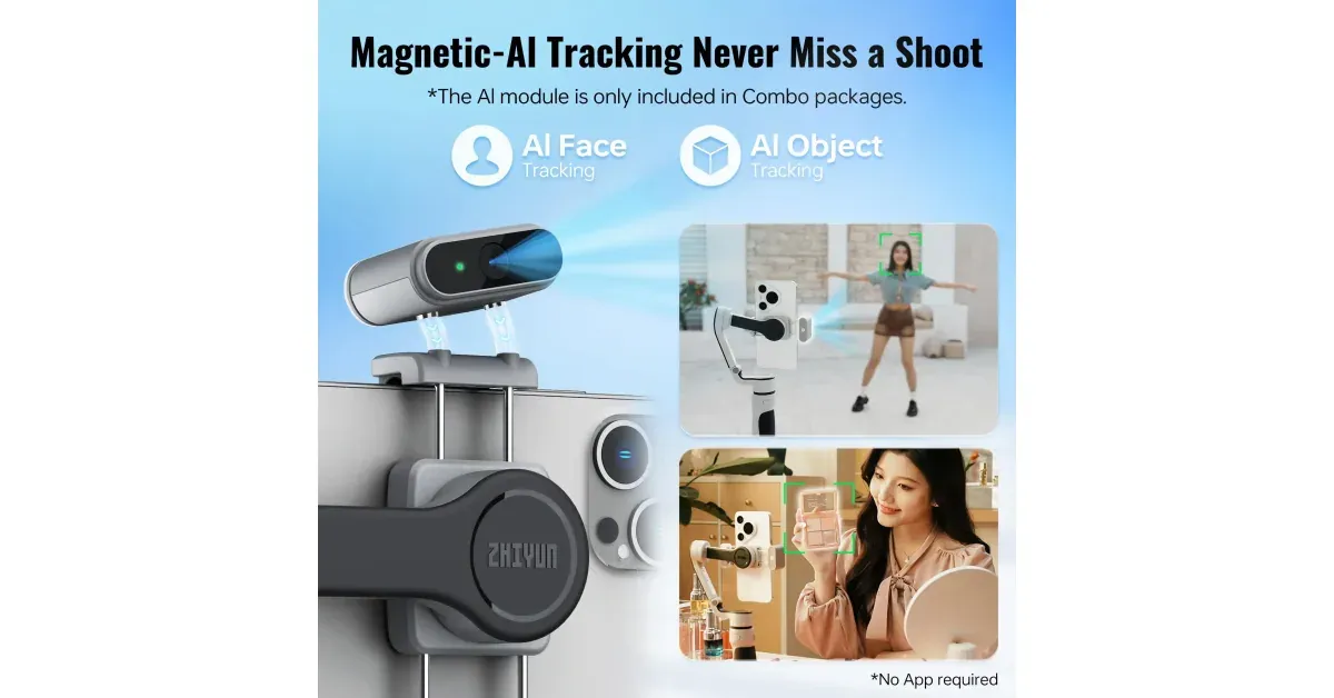 ZHIYUN CINEPEER CQ5 גימבל טלפון