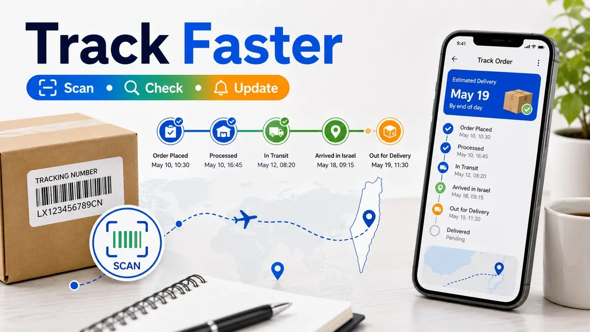 Track an AliExpress order faster with scan check and status updates