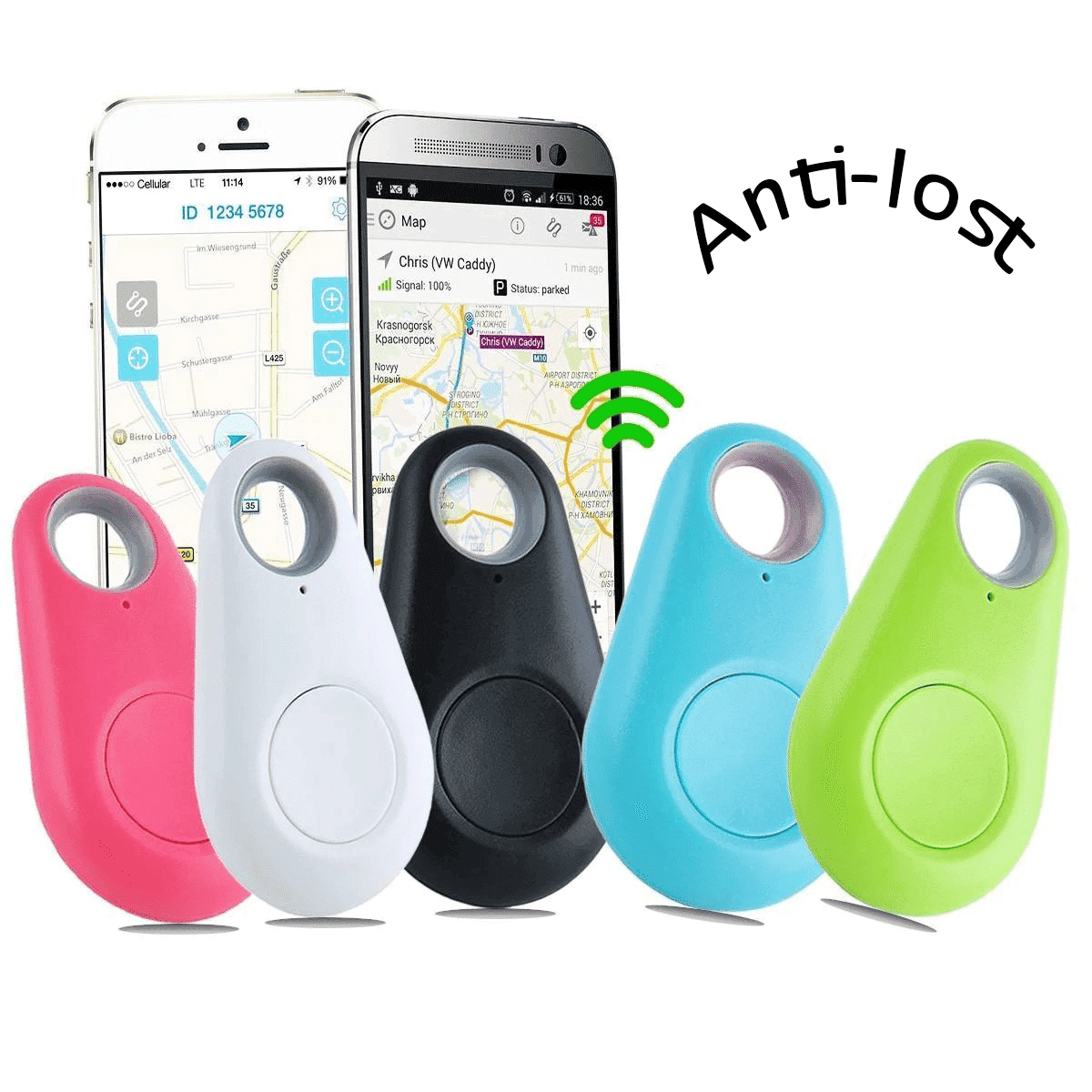 תג חכם לאיתור ילדים, חיות מחמד וחפצים עם Bluetooth – מעקב קל עד 30 מטרים