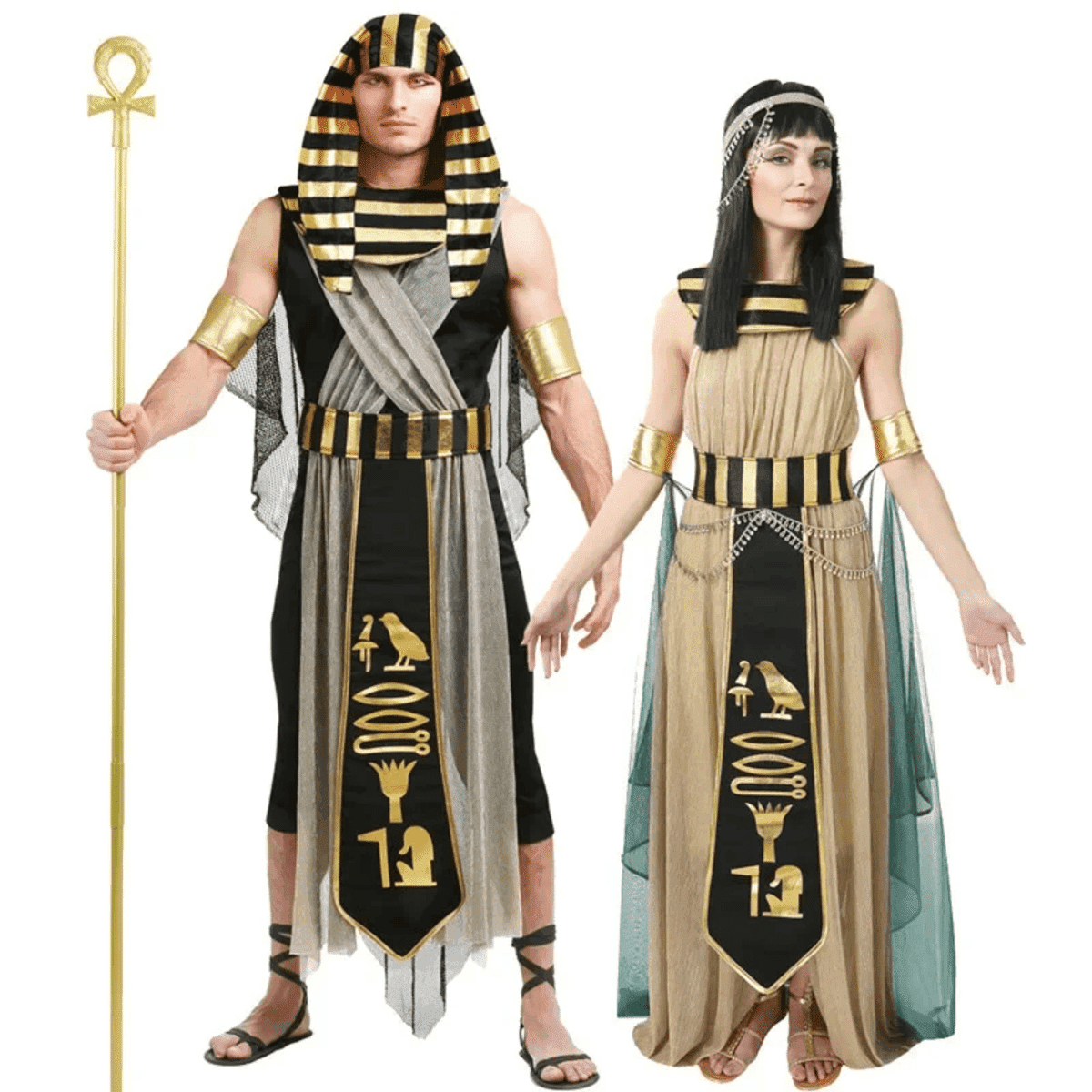 תחפושת מלך ומלכת מצרים לזוג