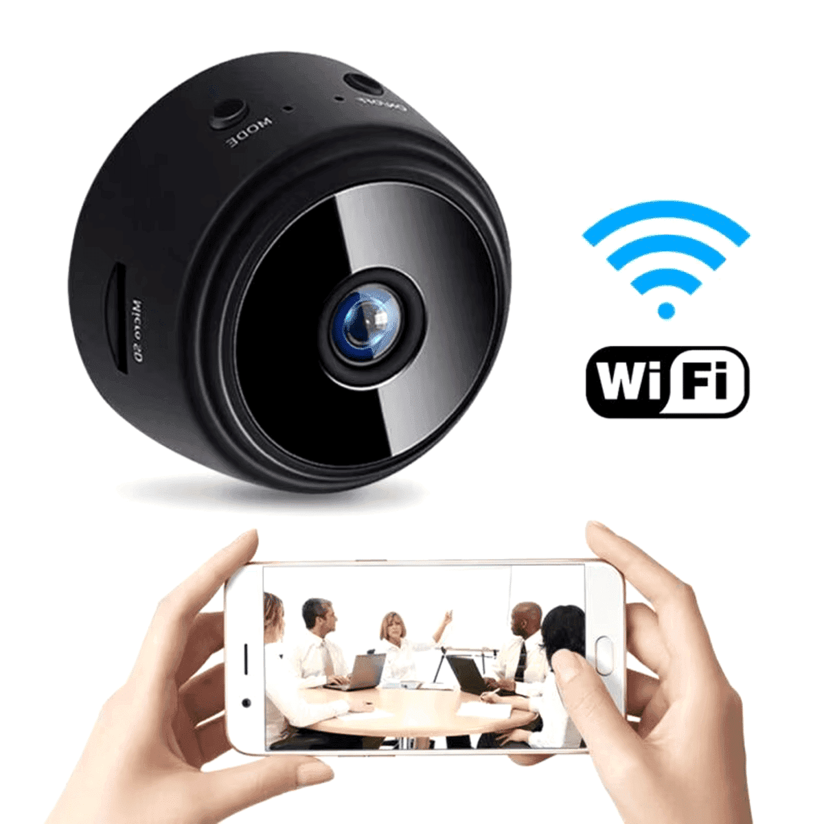 מצלמת מיני A9 אלחוטית WiFi - למעקב מרחוק וניטור ביתי