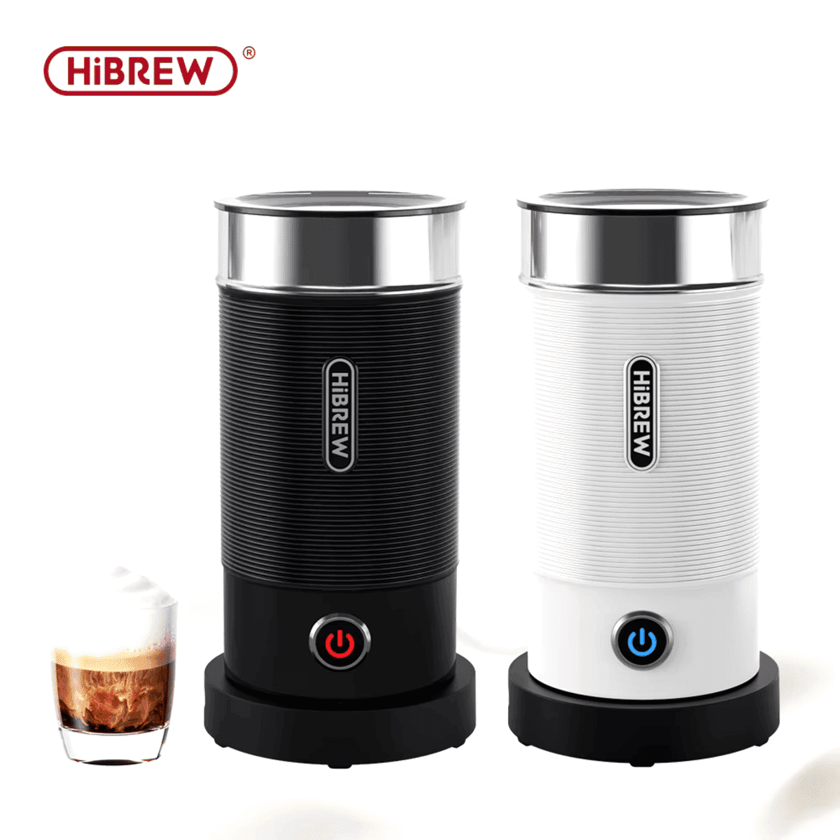 HiBREW מקציף חלב אוטומטי חם וקר – ללטה וקפוצ'ינו מושלם
