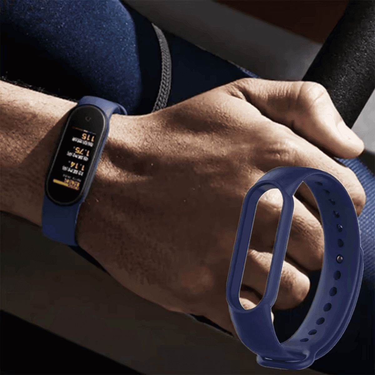 רצועת סיליקון לצמיד הכושר Xiaomi Mi Band 4 – מתאימה גם לדגמי Mi Band 5, 6, 7